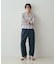 【CLASSY掲載・カシュクール着用可】リネン混レギュラーシャツ