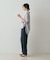 【CLASSY掲載・カシュクール着用可】リネン混レギュラーシャツ