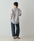 【CLASSY掲載・カシュクール着用可】リネン混レギュラーシャツ