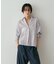 【CLASSY掲載・カシュクール着用可】リネン混レギュラーシャツ