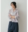 【CLASSY掲載・カシュクール着用可】リネン混レギュラーシャツ