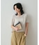 【きれいめ夏ニットはコレ！】カラーポリリネンVネックニット