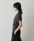 【一枚でサマになる】ZIP UP透かしニット