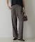 タックストレートパンツ