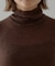 モヘア混ハイネックニットプルオーバー