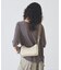 ●SOEUR/2WAYレザーハーフムーンショルダー