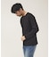 【クルーネック】ポンチ 長袖 Tシャツ