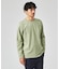 【クルーネック】ポンチ 長袖 Tシャツ