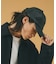 【RUBEN/ルーベン】FAKE LEATHER CAP/フェイクレザーキャップ