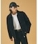 【RUBEN/ルーベン】FAKE LEATHER CAP/フェイクレザーキャップ