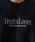 【FRUIT OF THE LOOM】エンブレム 刺繍 ヘビーオンス ルーズ ク