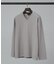 【定番】ドレスポンチ Vネック 長袖Tシャツ / ストレッチ