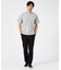 【接触冷感】シルケット天竺ワイドリブ 半袖Tシャツ