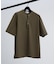 【接触冷感】Vネック スキッパーTシャツ/ヘンリーネック/COVEROSS(R)