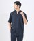 【AH ABAHOUSE/セットアップ対応】アムンゼン キーネック 半袖シャツ