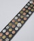 【ウエスタン スタッズ レザー ベルト】35mm black Studded b