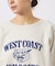 【MIXTA/ミクスタ】CREW NECK SWEAT/クルーネック/ WEST
