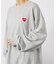 【POLER / ポーラー】HEART LOGO EMBROIDERY CREW