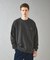 【POLER/ポーラー】EMB PIGMENT DYE CREW/ピグメント加工