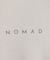 【NOMAD】ベアポンチ ロゴ 長袖Tシャツ