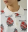 【TOWNCRAFT 】PRINTED POLO CARDIGAN/ポロカーディ