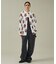 【TOWNCRAFT 】PRINTED POLO CARDIGAN/ポロカーディ
