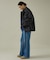 【PENNY‘S】PRINTED ENGINEER SHORT JACKET/ミ