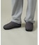 【MEI / メイ】ロゴ刺繍 内起毛 ウォーム キルティング ワンマイル サンダ