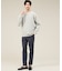 【ソフトタッチ】フクレジャガード 千鳥柄 長袖Tシャツ