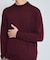 Pure Merino ハイゲージモックネック ニット プルオーバー