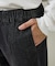【DICKIES / ディッキーズ】TCツイル/デニム ワイドストレートパンツ（