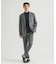 【定番/上下2点セット】ポンチ セットアップ/スーツ ジャケット＆スラックス