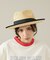 【RUBEN/ルーベン】STRAW LONGBRIM CODEHAT/ストローロ