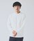 【SMART CLOSET/WEB限定】抗菌防臭 ポンチモックネック 長袖Tシャ