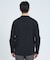 【SMART CLOSET/WEB限定】抗菌防臭 ポンチモックネック 長袖Tシャ