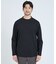 【SMART CLOSET/WEB限定】抗菌防臭 ポンチモックネック 長袖Tシャ
