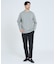 【SMART CLOSET/WEB限定】抗菌防臭 ポンチモックネック 長袖Tシャ