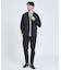 【SMART CLOSET/WEB限定】抗菌防臭 ポンチモックネック 長袖Tシャ