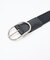 【ABAHOUSE　les essentiels】リバーシブルゴムメッシュベルト