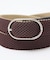 【ABAHOUSE　les essentiels】リバーシブルゴムメッシュベルト