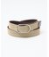 【ABAHOUSE　les essentiels】リバーシブルゴムメッシュベルト