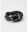 Puntale Leather Plain Belt/ ウエスタンベルト/プンタ