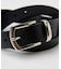 Puntale Leather Plain Belt/ ウエスタンベルト/プンタ