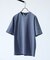 シュリンク天竺 クルーネック半袖Tシャツ