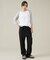 【JEMORGAN /ジェーイーモーガン 】ワッフルラグランスリーブ７分袖Tシャ