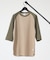 【JEMORGAN /ジェーイーモーガン 】ワッフルラグランスリーブ７分袖Tシャ