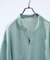 シアーメッシュ スキッパー ニットポロ