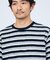 メランジボーダー 半袖Tシャツ