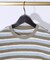 メランジボーダー 半袖Tシャツ