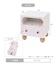 《WEB限定商品》ウッドマーブルマルチラック／milk latte